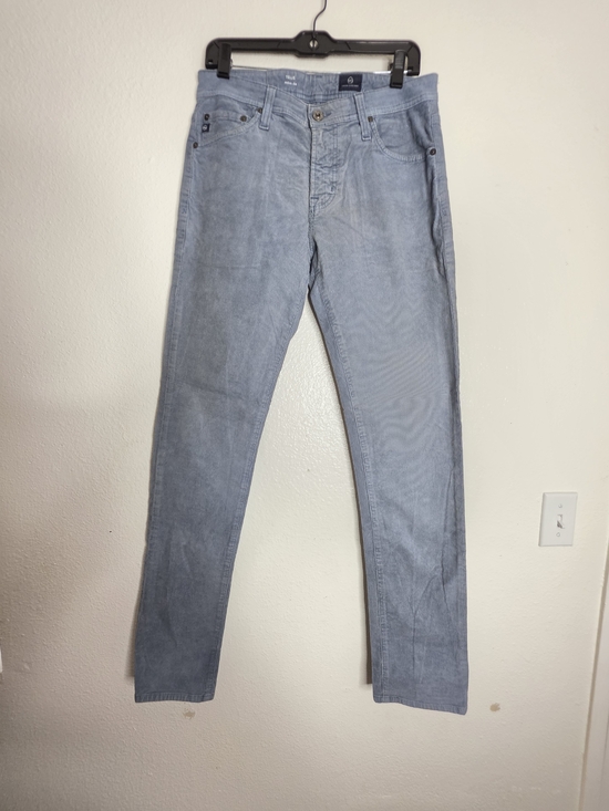 Ag Adriano Goldschmied Other - AG Adriano Goldschmied Tellis Modern Slim Light Wash Blue Corduroy Jeans Sz 30